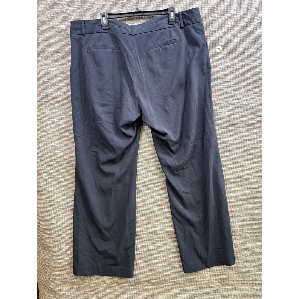 MICHAEL Michael Kors Dress Pants Womens 20W Black Twill Stretch Career Office - Picture 2 of 9